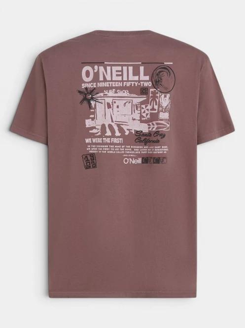 O'Neill O'Riginals Retro Back Print T-Shirt férfi rövid ujjú póló lila színben 7