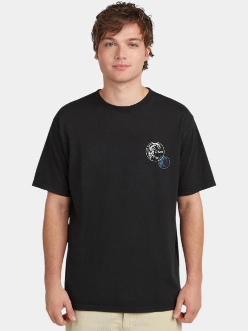 O'Neill O'Riginals Back Print T-Shirt férfi rövid ujjú póló fekete színben 2