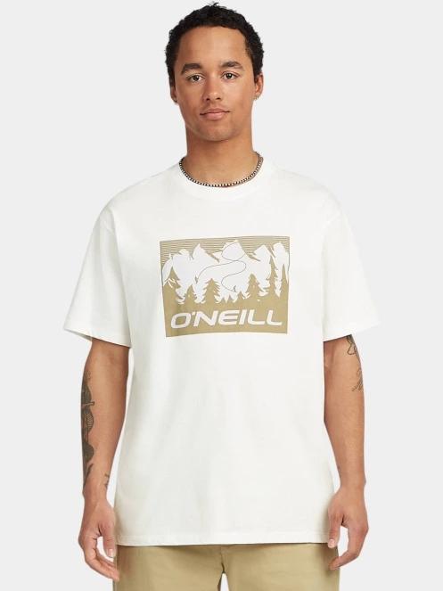 O'Neill O'Neill Must-Have Front Print T-Shirt férfi rövid ujjú póló fehér színben 2