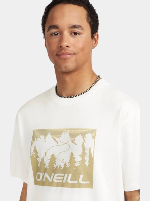 O'Neill O'Neill Must-Have Front Print T-Shirt férfi rövid ujjú póló fehér színben 5