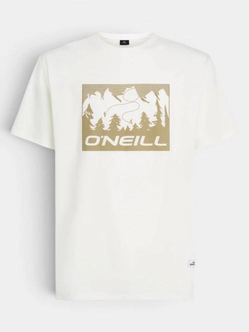 O'Neill O'Neill Must-Have Front Print T-Shirt férfi rövid ujjú póló fehér színben 6