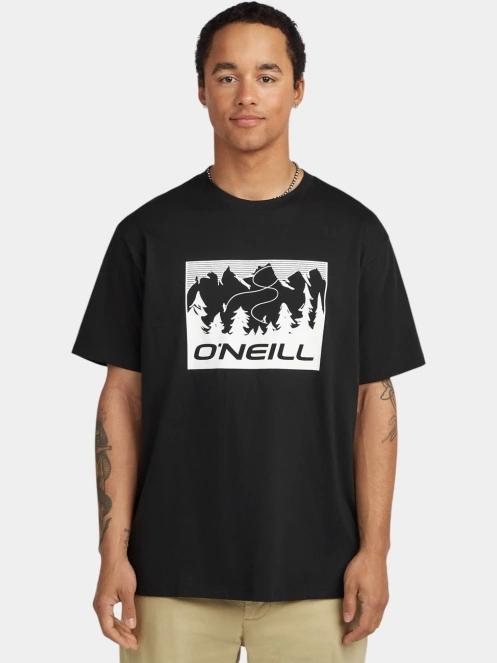 O'Neill O'Neill Must-Have Front Print T-Shirt férfi rövid ujjú póló fekete színben 2