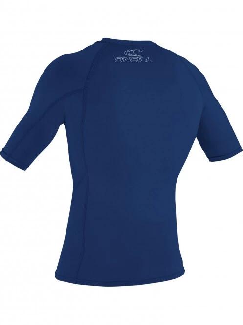 O'Neill BASIC SKINS S/S RASH GUARD férfi rövid ujjú lycra sötétkék színben 3