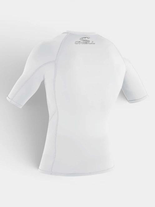 O'Neill Basic Skins S/S Rash Guard férfi rövid ujjú lycra fehér színben 3