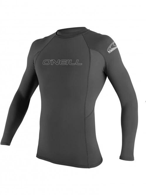 O'Neill Basic Skins L/S Rash Guard férfi hosszú ujjú lycra szürke színben 2