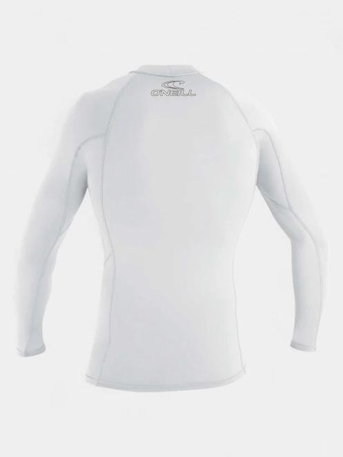 O'Neill Basic Skins L/S Rash Guard férfi hosszú ujjú lycra fehér színben 3