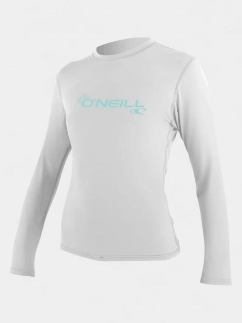 O'Neill WMS Basic Skins L/S Sun Shirt női hosszú ujjú lycra fehér színben 2