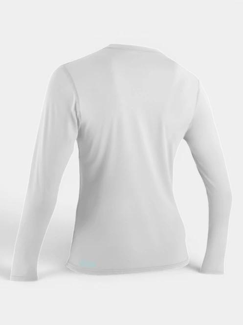 O'Neill Wms Basic Skins L/S Sun Shirt női hosszú ujjú lycra fehér színben 2
