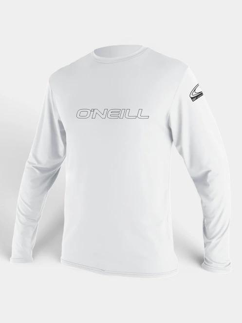 O'Neill Youth Basic Skins L/S Sun Shirt hosszú ujjú lycra fehér színben 3