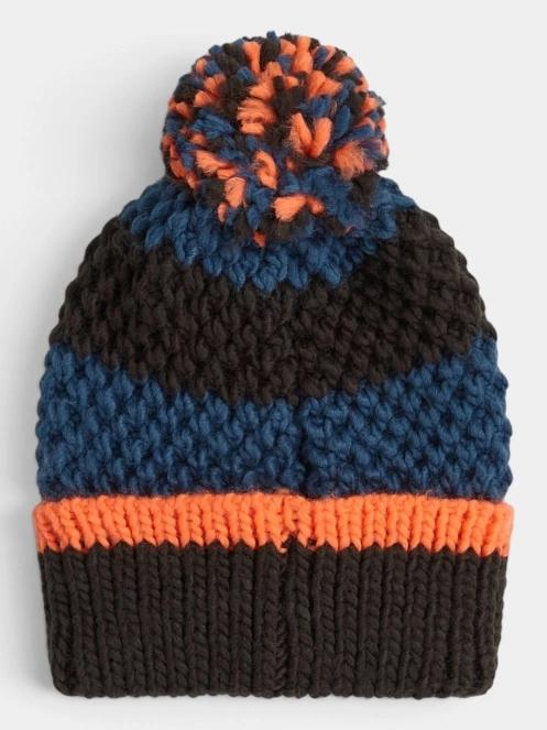 O'Neill Powder Beanie Kids bojtos sapka sötétkék színben 3