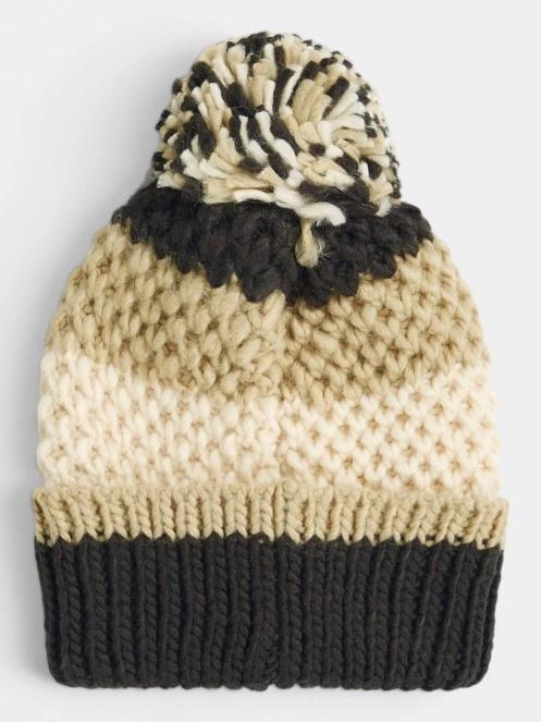 O'Neill Powder Beanie Kids bojtos sapka homok színben 3