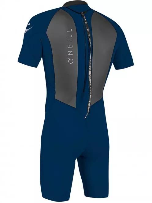 O'Neill Reactor-2 2mm Back Zip S/S Spring férfi rövid ujjú neoprén ruha sötétkék színben 3