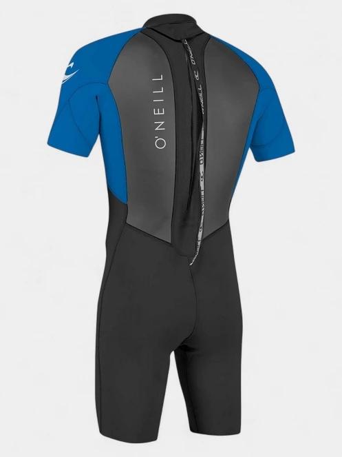 O'Neill REACTOR-2 2MM BACK ZIP S/S SPRING férfi rövid ujjú neoprén ruha fekete színben 3