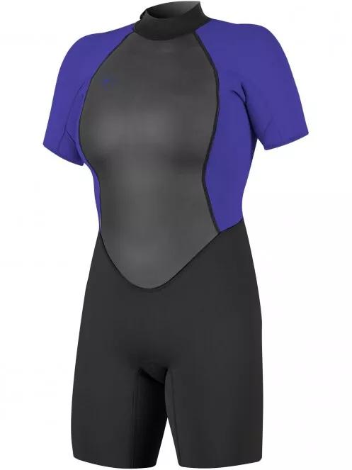 O'Neill Wms Reactor-2 2mm Back Zip S/S Spring női rövid ujjú neoprén ruha szürke színben 2