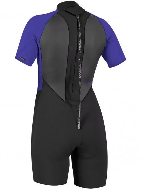 O'Neill Wms Reactor-2 2mm Back Zip S/S Spring női rövid ujjú neoprén ruha szürke színben 3