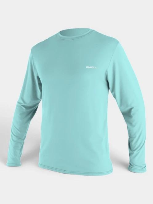 O'Neill Basic Skins L/S Sun Shirt férfi hosszú ujjú lycra világoskék színben 2