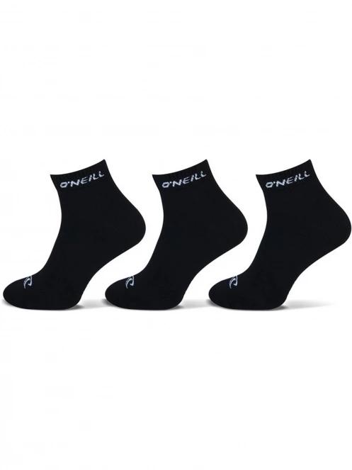O'Neill Quarter O'Neill 3-pack zokni fekete színben 2