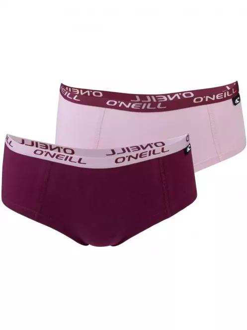 O'Neill Women Hipster Plain 2-pack női alsónadrág lila színben 2