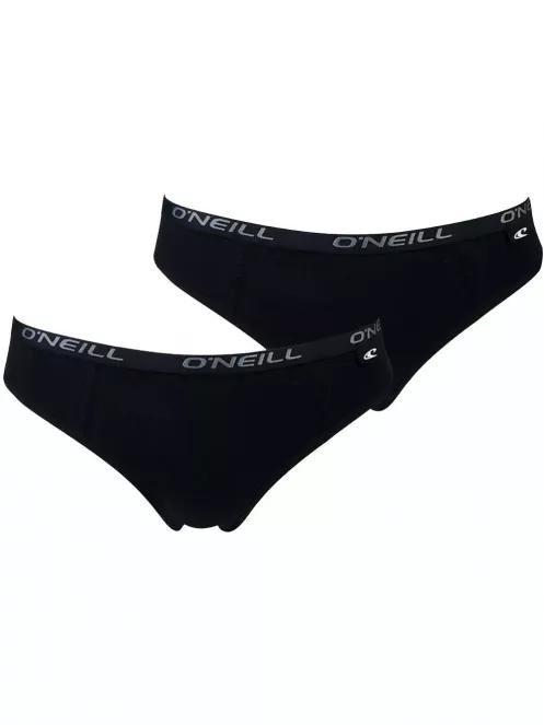 O'Neill Women Bikini Slip Plain 2-pack női alsónadrág fekete színben 2