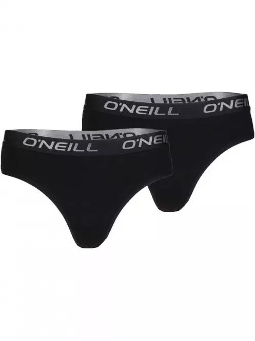 O'Neill Women brazilian O'Neill plain 2-pack női alsónadrág fekete színben 2