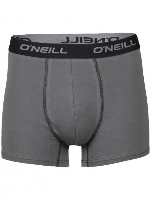 O'Neill Men boxer O'Neill plain 3-pack férfi alsónadrág szürke színben 5