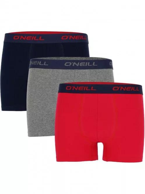 O'Neill Men boxer O'Neill plain 3-pack férfi alsónadrág szürke színben 2
