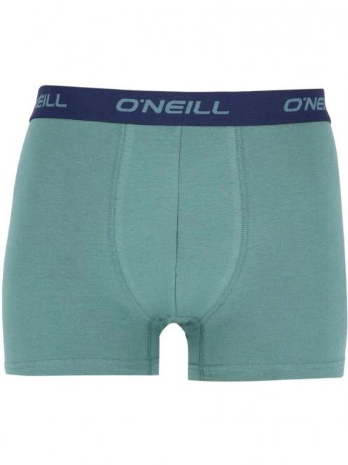 O'Neill Men boxer O'Neill plain 3-pack férfi alsónadrág zöld színben 3