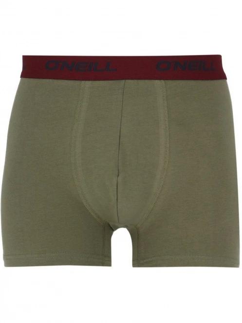 O'Neill Men boxer O'Neill plain 3-pack férfi alsónadrág zöld színben 5