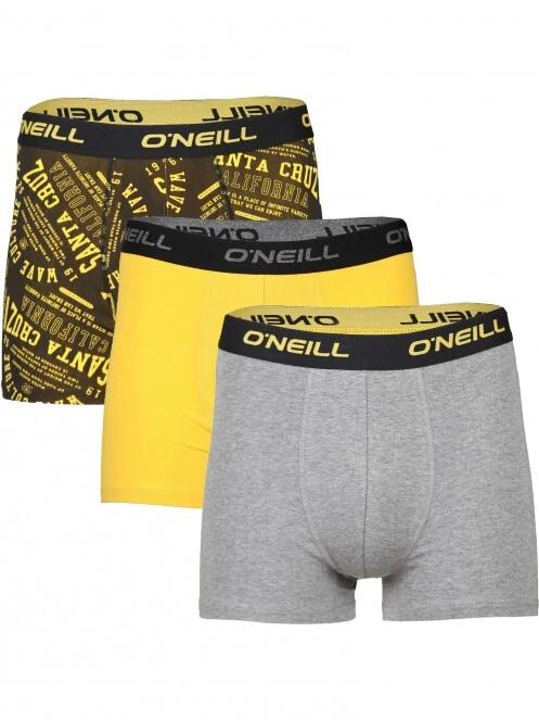 Men boxer O'Neill round logo & plain 3-pack