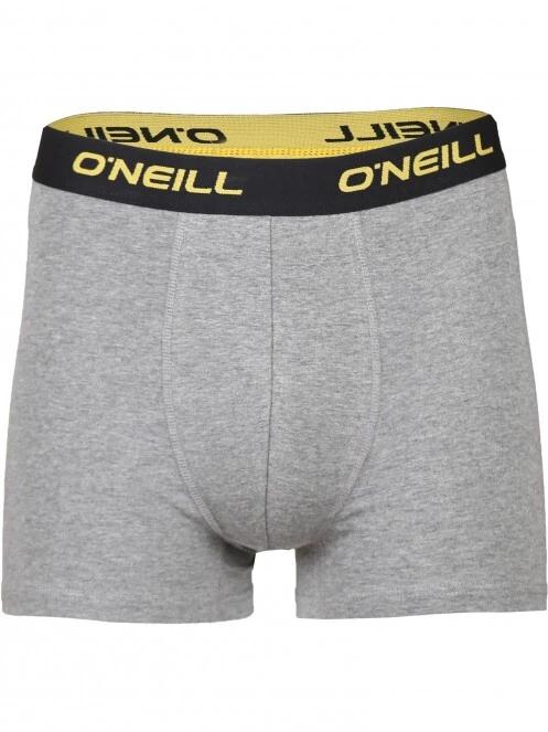 O'Neill Men boxer O'Neill round logo & plain 3-pack férfi alsónadrág sárga színben 4