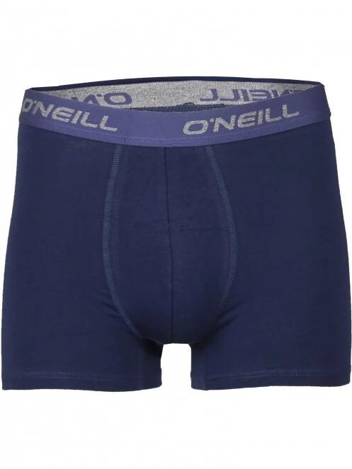 O'Neill Men boxer O'Neill palm & plain 3-pack férfi alsónadrág sötétkék színben 3