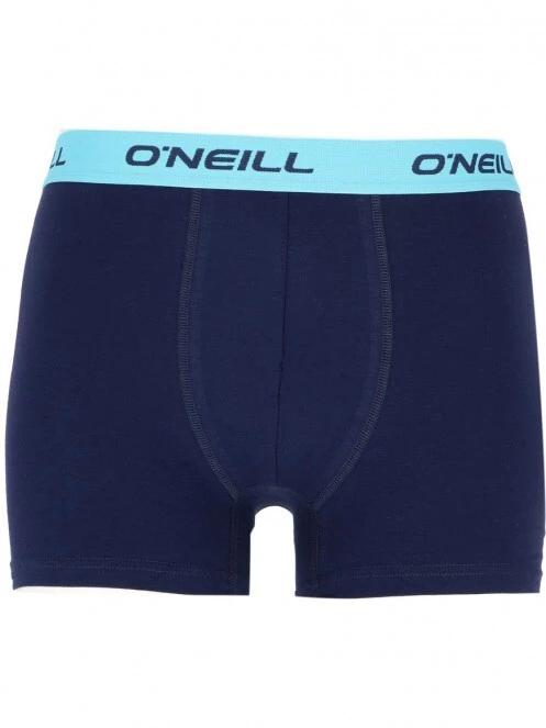 O'Neill Men boxer O'Neill side logo & plain 3-pack férfi alsónadrág kék színben 5