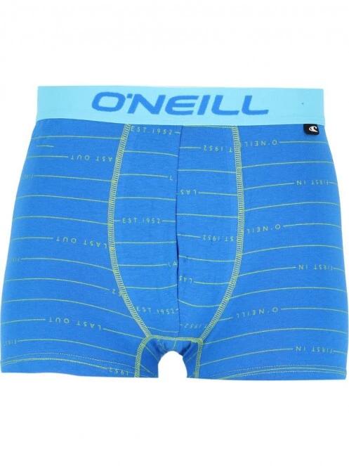 O'Neill Men boxer O'Neill first in last out & plain 2-pack férfi alsónadrág kék színben 3