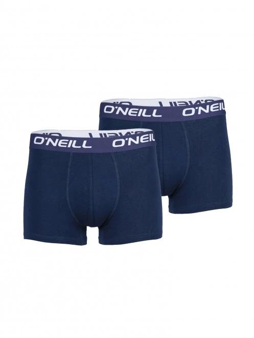 O'Neill Men boxer O'Neill plain 2-pack férfi alsónadrág sötétkék színben 2