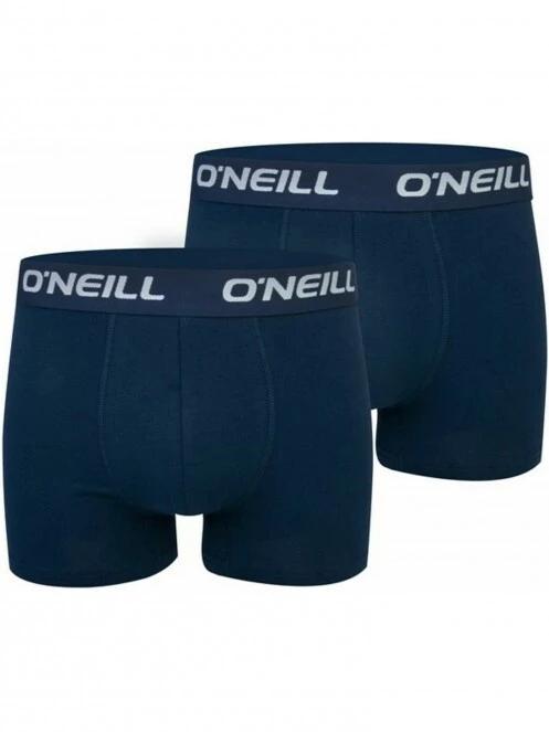 O'Neill Men boxer ONeill plain 2-pack férfi alsónadrág sötétkék színben 2