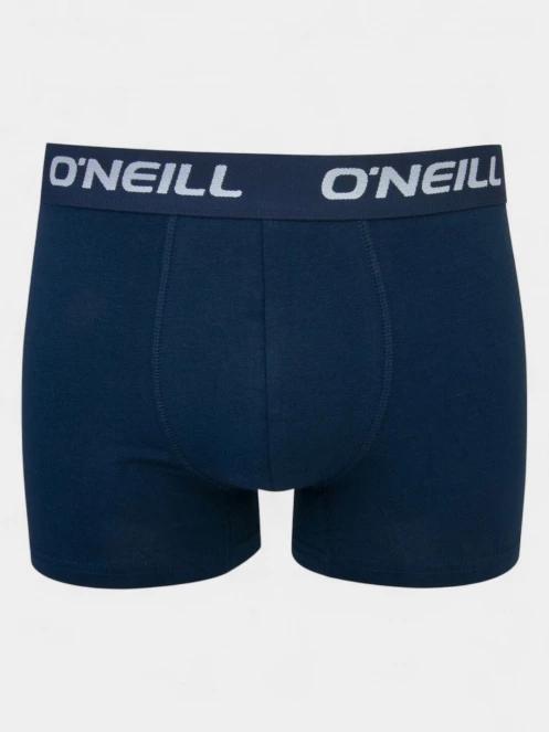 O'Neill Men boxer O'Neill plain 2-pack férfi alsónadrág sötétkék színben 3
