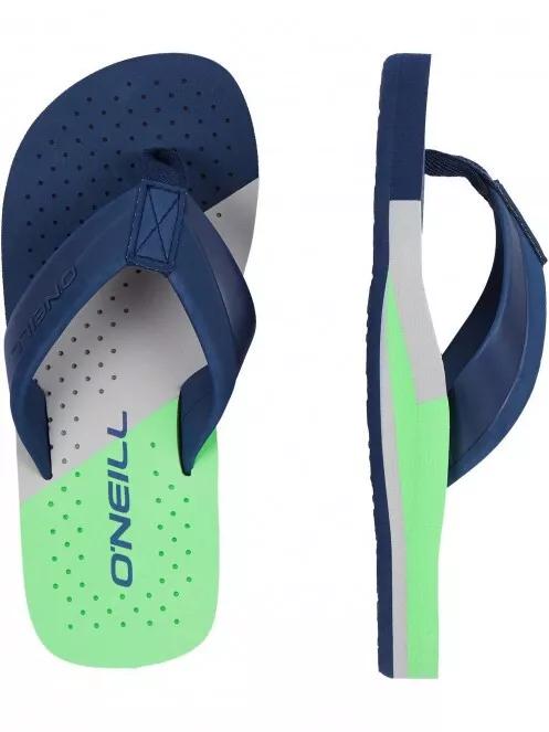 O'Neill FB Imprint Punch Flip Flops papucs kék színben 2