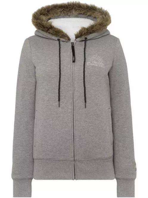 O'Neill LW Jade Superfleece női kapucnis pulóver szürke színben 4