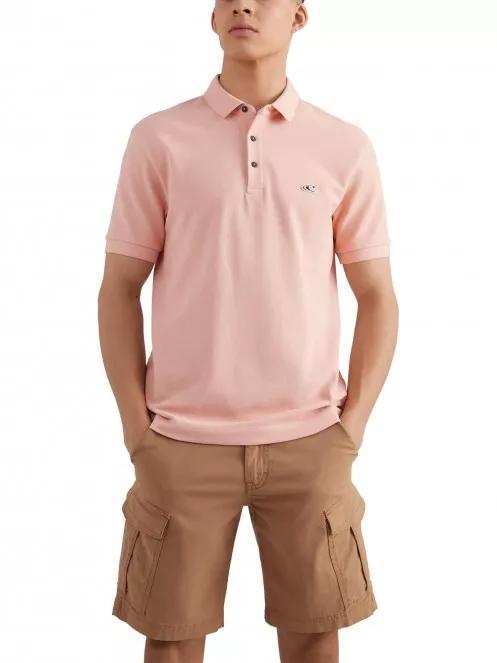 O'Neill Triple Stack Polo férfi galléros póló rózsaszín színben 2