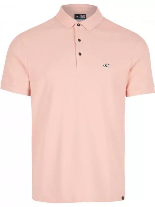 O'Neill Triple Stack Polo férfi galléros póló rózsaszín színben 5