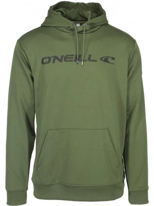 O'Neill Rutile Solid Hooded Fleece férfi kapucnis pulóver oliva színben 4