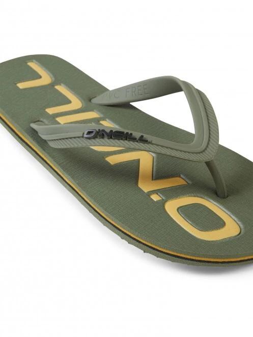 O'Neill Profile Logo Sandals férfi papucs oliva színben 4