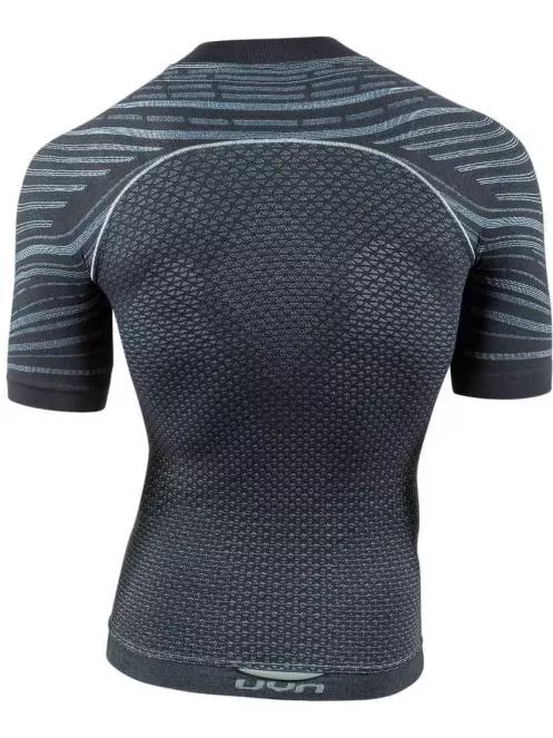 UYN Man Running Coolboost Shirt SH_SL férfi rövid ujjú sport póló szürke színben 4