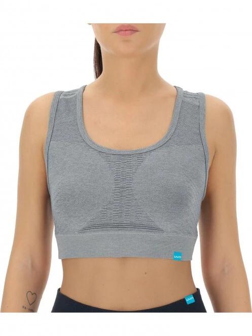 UYN Lady Natural Training Ow Top női sportmelltartó szürke színben 2