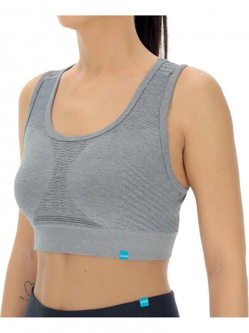 UYN Lady Natural Training Ow Top női sportmelltartó szürke színben 3
