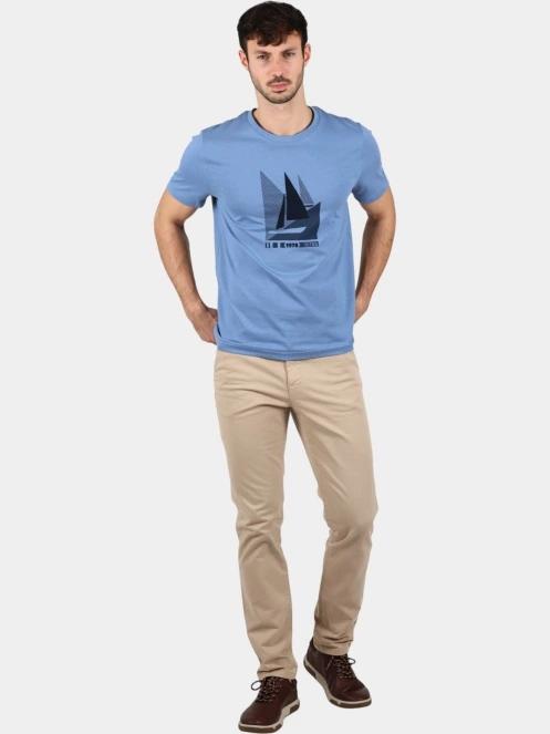 TBS Omaritee férfi rövid ujjú póló kék színben 5