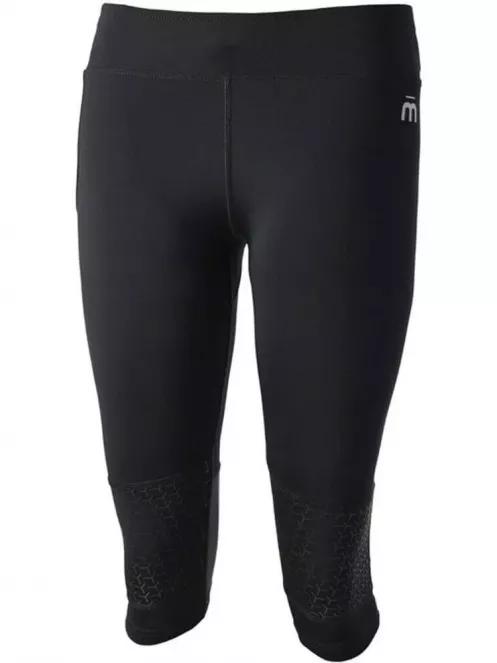 Mico Woman 3/4 Tight Pants X-Performance Run női sportnadrág fekete színben 2