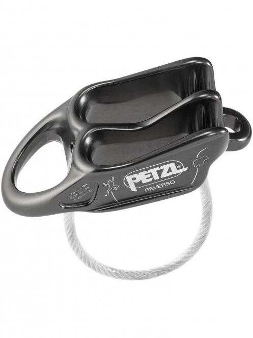 Petzl REVERSO ereszkedő- és biztosító eszköz fekete színben 2