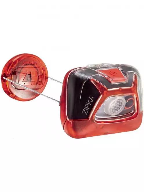 Petzl Zipka Red fejlámpa piros színben 2