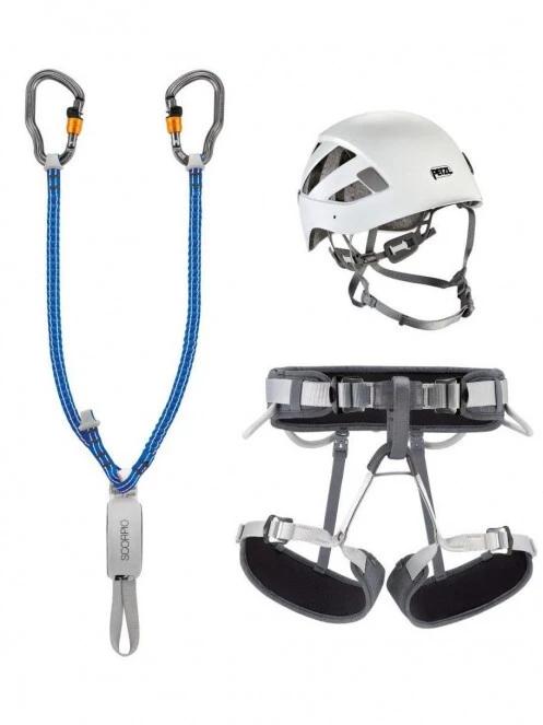 Petzl Via Ferrata Vertigo Kit 2 via ferrata szett szürke színben 2